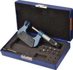 Value Collection - 0 to 1" Range, Mechanical Screw Thread Micrometer - Ratchet-Friction Thimble, 0.001" Graduation - Benchmark Tooling