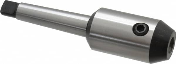 Interstate - 2MT Taper Shank 1/2" Hole End Mill Holder/Adapter - 70mm Projection - Exact Industrial Supply