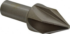 Interstate - 1-1/4" Head Diam, 3/4" Shank Diam, 6 Flute 60° Cobalt Countersink - Benchmark Tooling