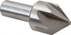 Interstate - 1-3/4" Head Diam, 1" Shank Diam, 6 Flute 82° Cobalt Countersink - Benchmark Tooling