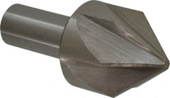 Interstate - 2" Head Diam, 1" Shank Diam, 6 Flute 82° Cobalt Countersink - Benchmark Tooling