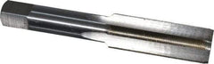 Interstate - 5/8-40 UNS 4 Flute Bright Finish High Speed Steel Straight Flute Standard Hand Tap - Plug, Right Hand Thread, H3 Limit, Oversize - Exact Industrial Supply