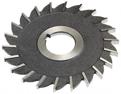 Keo - 4" Diam x 3/4" Width of Cut, 24 Teeth, High Speed Steel Side Milling Cutter - Straight Teeth, Uncoated - Benchmark Tooling