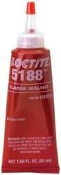 Loctite - 50 mL Tube Red Polyurethane Joint Sealant - -65 to 300°F Operating Temp, 24 hr Full Cure Time, Series 5188 - Benchmark Tooling