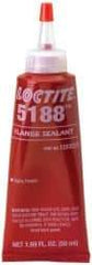 Loctite - 50 mL Tube Red Polyurethane Joint Sealant - -65 to 300°F Operating Temp, 24 hr Full Cure Time, Series 5188 - Benchmark Tooling