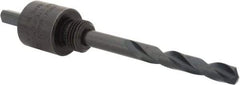 Lenox - 9/16 to 1-3/16" Tool Diam Compatibility, Straight Shank, Carbon Steel Integral Pilot Drill, Hole Cutting Tool Arbor - 15/64" Min Chuck, Triangular Shank Cross Section, Quick-Change Attachment, For Hole Saws 4L - Benchmark Tooling