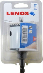 Lenox - 2" Diam, 1-9/16" Cutting Depth, Hole Saw - Bi-Metal Saw, Toothed Edge - Benchmark Tooling