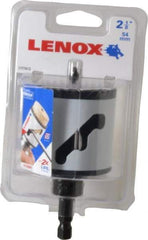 Lenox - 2-1/8" Diam, 1-9/16" Cutting Depth, Hole Saw - Bi-Metal Saw, Toothed Edge - Benchmark Tooling