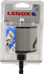 Lenox - 2-1/2" Diam, 1-9/16" Cutting Depth, Hole Saw - Bi-Metal Saw, Toothed Edge - Benchmark Tooling