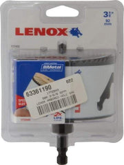 Lenox - 3-5/8" Diam, 1-9/16" Cutting Depth, Hole Saw - Bi-Metal Saw, Toothed Edge - Benchmark Tooling
