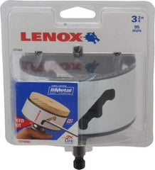 Lenox - 3-3/4" Diam, 1-9/16" Cutting Depth, Hole Saw - Bi-Metal Saw, Toothed Edge - Benchmark Tooling