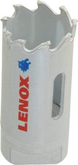 Lenox - 1" Diam, 1-1/2" Cutting Depth, Hole Saw - Carbide-Tipped Saw, Toothed Edge - Benchmark Tooling