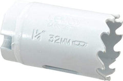 Lenox - 1-1/4" Diam, 1-1/2" Cutting Depth, Hole Saw - Carbide-Tipped Saw, Toothed Edge - Benchmark Tooling