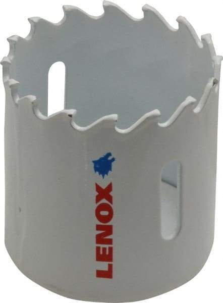 Lenox - 1-3/4" Diam, 1-1/2" Cutting Depth, Hole Saw - Carbide-Tipped Saw, Toothed Edge - Benchmark Tooling