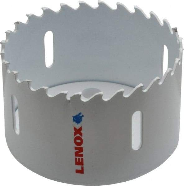 Lenox - 3" Diam, 1-1/2" Cutting Depth, Hole Saw - Carbide-Tipped Saw, Toothed Edge - Benchmark Tooling