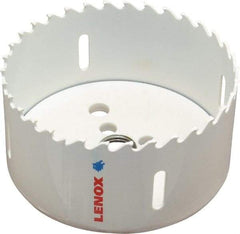Lenox - 3-5/8" Diam, 1-1/2" Cutting Depth, Hole Saw - Carbide-Tipped Saw, Toothed Edge - Benchmark Tooling