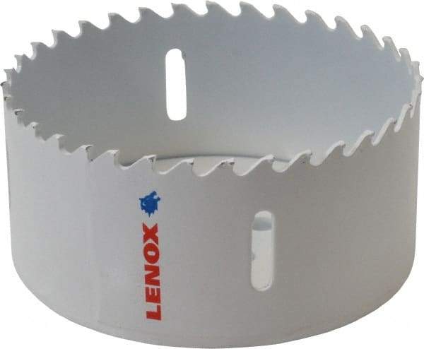 Lenox - 3-3/4" Diam, 1-1/2" Cutting Depth, Hole Saw - Carbide-Tipped Saw, Toothed Edge - Benchmark Tooling