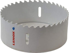 Lenox - 4-1/4" Diam, 1-1/2" Cutting Depth, Hole Saw - Carbide-Tipped Saw, Toothed Edge - Benchmark Tooling