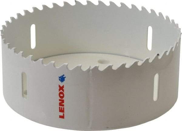 Lenox - 4-3/4" Diam, 1-1/2" Cutting Depth, Hole Saw - Carbide-Tipped Saw, Toothed Edge - Benchmark Tooling