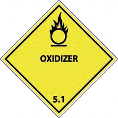 NMC - Oxidizer DOT Shipping Label - 4" High x 4" Wide - Benchmark Tooling