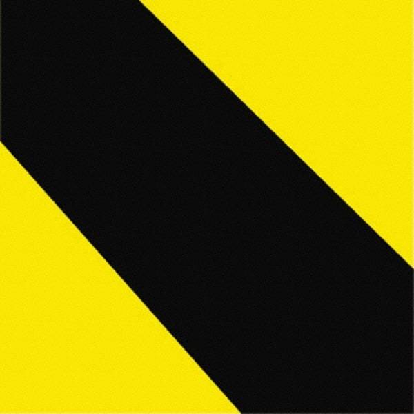 NMC - Black & Yellow Striped Vinyl Tape - 2" Wide x 54' Long x 0.002" Thick, General Traffic - Benchmark Tooling