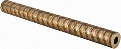 Made in USA - 1-1/4 Inch Outside Diameter x 13 Inch Long, Aluminum Bronze Round Tube - 3/4 Inch Inside Diameter, Alloy Aluminum Bronze (CDA 954), 4 Lb. Shipping Weight - Benchmark Tooling