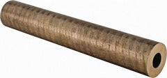 Made in USA - 2 Inch Outside Diameter x 13 Inch Long, Aluminum Bronze Round Tube - 1 Inch Inside Diameter, Alloy Aluminum Bronze (CDA 954), 9 Lb. Shipping Weight - Benchmark Tooling