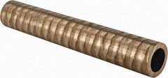 Made in USA - 2 Inch Outside Diameter x 13 Inch Long, Aluminum Bronze Round Tube - 1-1/2 Inch Inside Diameter, Alloy Aluminum Bronze (CDA 954), 6 Lb. Shipping Weight - Benchmark Tooling