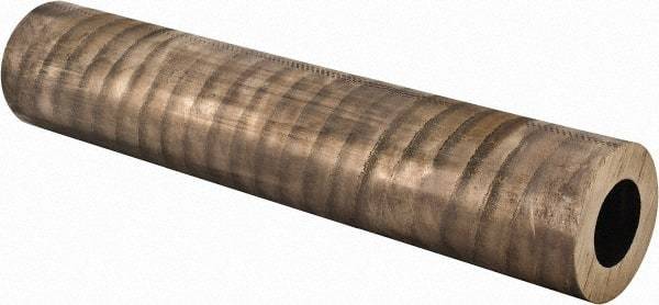 Made in USA - 2-1/2 Inch Outside Diameter x 13 Inch Long, Aluminum Bronze Round Tube - 1-1/2 Inch Inside Diameter, Alloy Aluminum Bronze (CDA 954), 12 Lb. Shipping Weight - Benchmark Tooling