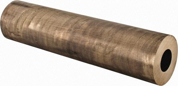 Made in USA - 3 Inch Outside Diameter x 13 Inch Long, Aluminum Bronze Round Tube - 1-1/2 Inch Inside Diameter, Alloy Aluminum Bronze (CDA 954), 20 Lb. Shipping Weight - Benchmark Tooling