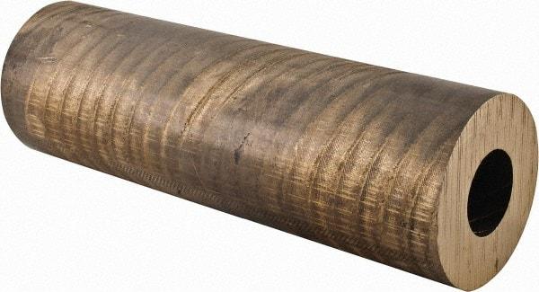 Made in USA - 4 Inch Outside Diameter x 13 Inch Long, Aluminum Bronze Round Tube - 2 Inch Inside Diameter, Alloy Aluminum Bronze (CDA 954), 36 Lb. Shipping Weight - Benchmark Tooling