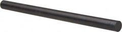 Made in USA - 8' Long, 7/8" Diam, Acetal Plastic Rod - Black - Benchmark Tooling