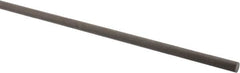 Made in USA - 4' Long, 1/4" Diam, Acetal (PTFE-Filled) Plastic Rod - Brown - Benchmark Tooling