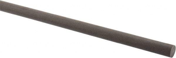 Made in USA - 2' Long, 3/8" Diam, Acetal (PTFE-Filled) Plastic Rod - Brown - Benchmark Tooling