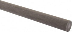 Made in USA - 2' Long, 1" Diam, Acetal (PTFE-Filled) Plastic Rod - Brown - Benchmark Tooling