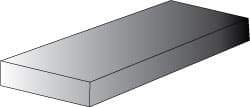 Made in USA - 1-1/2" Thick x 12" Wide x 2' Long, Polyethylene (UHMW) Sheet - Black, Oil-Filled Grade - Benchmark Tooling