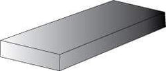 Made in USA - 1-1/2" Thick x 12" Wide x 2' Long, Polyethylene (UHMW) Sheet - Black, Oil-Filled Grade - Benchmark Tooling