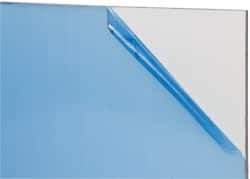 Made in USA - 0.08" Thick x 12" Wide x 3' Long, Acrylic Sheet - Clear - Benchmark Tooling