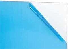 Made in USA - 1/4" Thick x 24" Wide x 2' Long, Acrylic Sheet - Clear - Benchmark Tooling