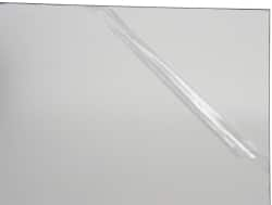 Made in USA - 1/4" Thick x 48" Wide x 4' Long, Acrylic Sheet - Clear - Benchmark Tooling