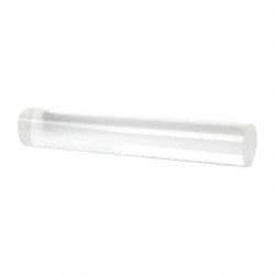 Made in USA - 8' Long, 1-1/2" Diam, Acrylic Plastic Rod - Clear - Benchmark Tooling