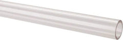 Made in USA - 1 Inch Outside Diameter x 6 Ft. Long, Plastic Round Tube - Acrylic - Benchmark Tooling