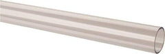 Made in USA - 2 Inch Outside Diameter x 6 Ft. Long, Plastic Round Tube - Acrylic - Benchmark Tooling