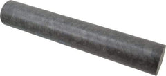 Made in USA - 1' Long, 2" Diam, Nylon 6/6 Plastic Rod - Black - Benchmark Tooling