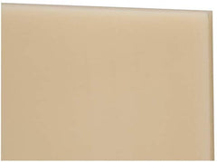 Made in USA - 3/16" Thick x 24" Wide x 4' Long, Nylon 6/6 Sheet - Natural - Benchmark Tooling