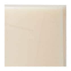 Made in USA - 1-1/2" Thick x 12" Wide x 2' Long, Nylon 6/6 Sheet - Natural - Benchmark Tooling