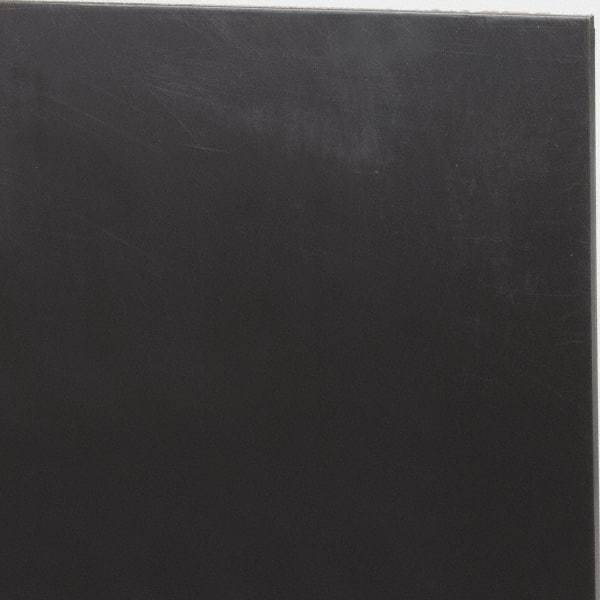 Made in USA - 1/16" Thick x 12" Wide x 2' Long, Nylon 6/6 (MDS-Filled) Sheet - Black - Benchmark Tooling