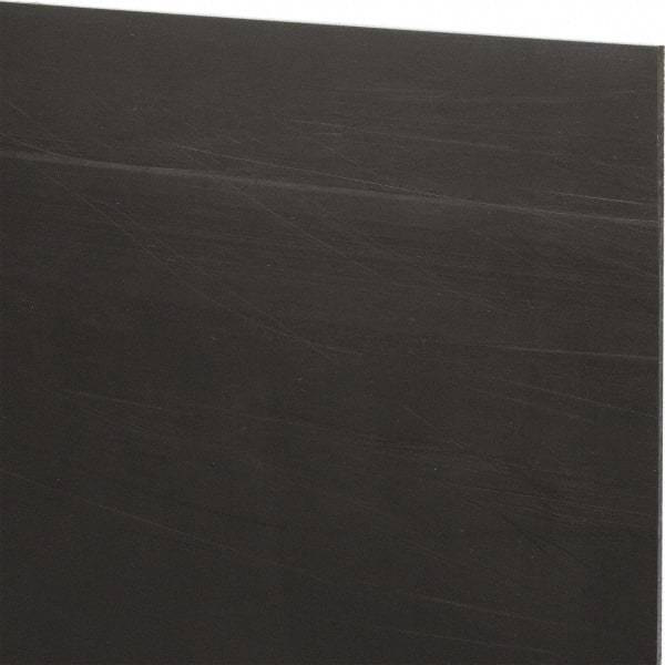 Made in USA - 3/32" Thick x 12" Wide x 2' Long, Nylon 6/6 (MDS-Filled) Sheet - Black - Benchmark Tooling