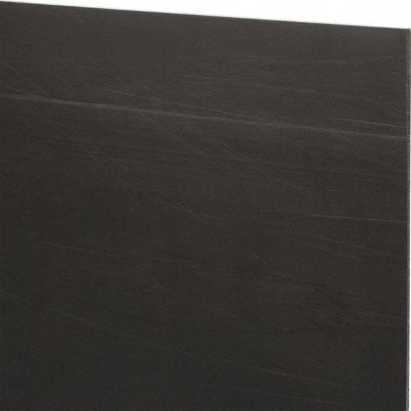 Made in USA - 1/8" Thick x 12" Wide x 1' Long, Nylon 6/6 (MDS-Filled) Sheet - Black - Benchmark Tooling