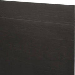 Made in USA - 1/8" Thick x 12" Wide x 1' Long, Nylon 6/6 (MDS-Filled) Sheet - Black - Benchmark Tooling